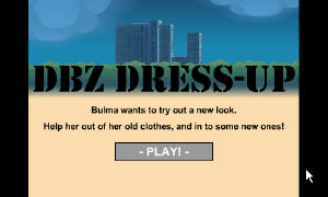 DBZ Dress Up DBZ Dress Up